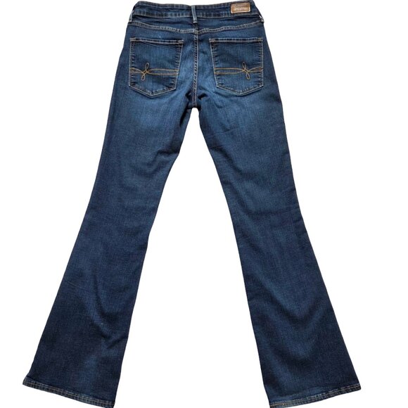 Denizen From Levis Womens Modern Boot Cut Jeans Denim Mid Rise Blue 27X32 - Picture 3 of 11